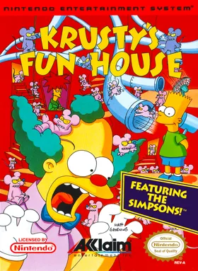 Krusty's Fun House (USA) box cover front